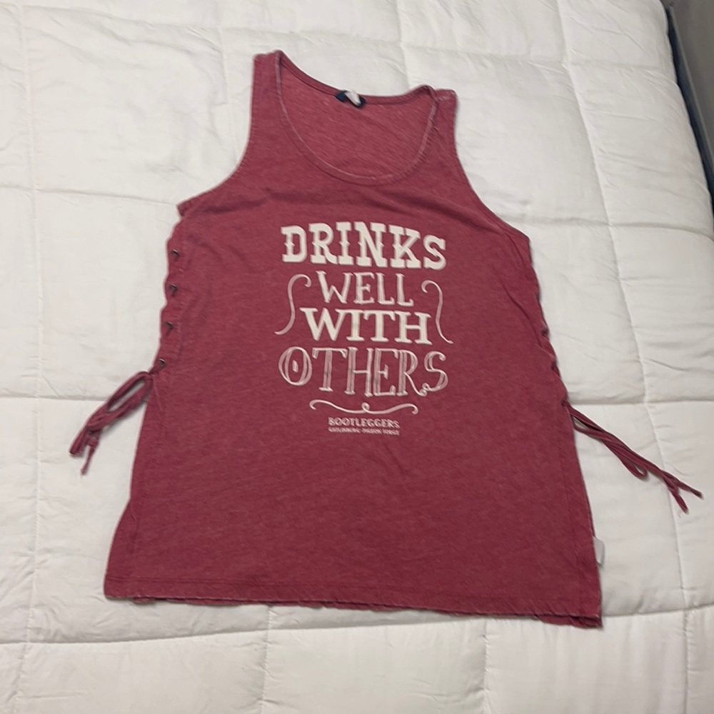 Pink tank top